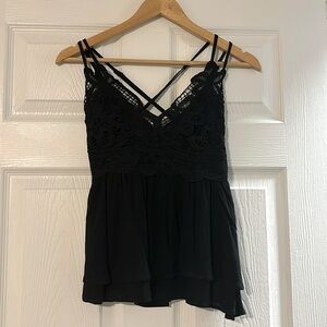XS lacy bodice top